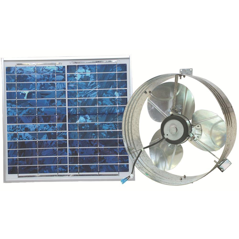 Gable Vent Fan Best Attic Fan 2020 Master Flow Solar Gable Attic
