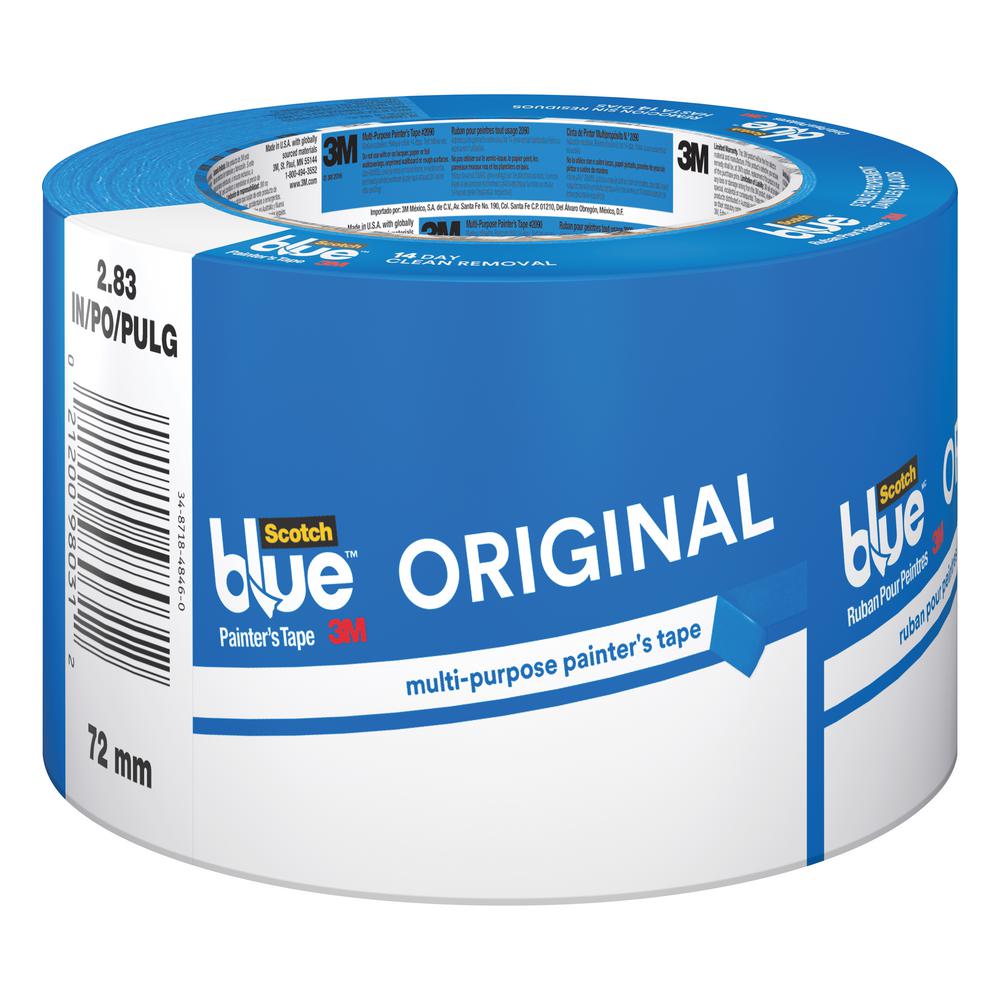 3m Scotchblue 2 83 In X 60 Yds Original Multi Use Painter S Tape Original Multi Use Painter S Tape