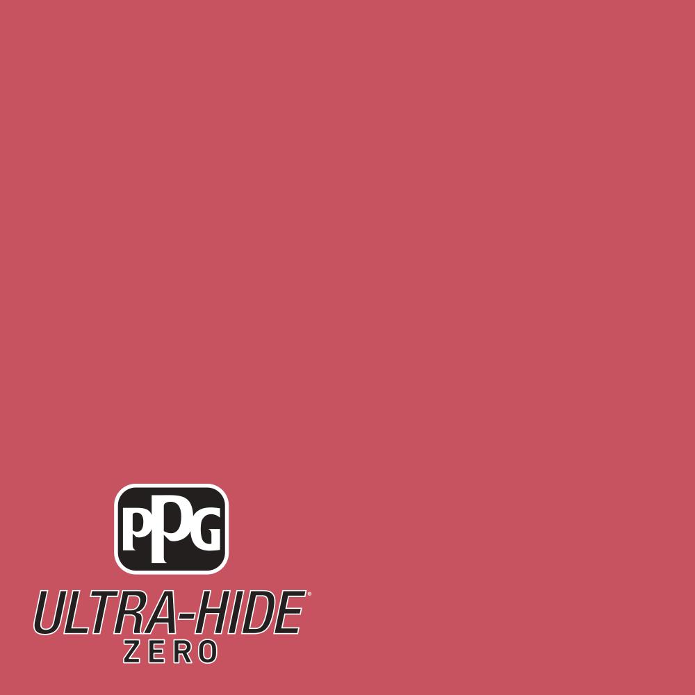 Ppg 1 Gal Hdpr34 Ultra Hide Zero Red Rose Flat Interior Paint Hdpr34 Ultra Hide Zero Red Rose Flat Interior Paint