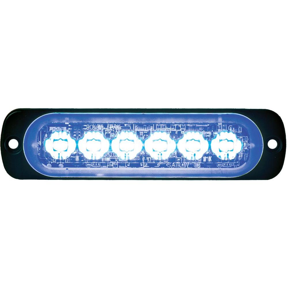 Buyers Products Company LED Blue Horizontal Strobe Light8891904 The