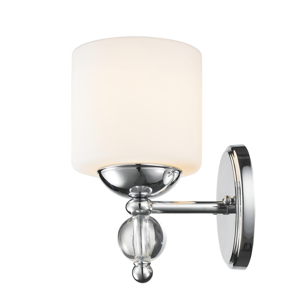 Golden Lighting Laurel Designs Geneva 1Light Chrome Bath LightAJCJBA1
