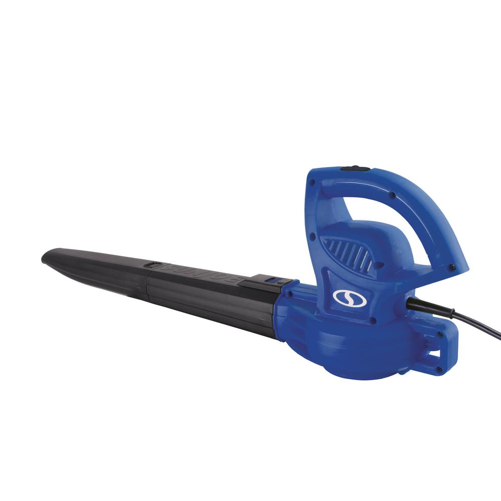 Sun Joe 155 MPH 200 CFM 6 Amp Electric Handheld Leaf Blower Blue by Sun Joe