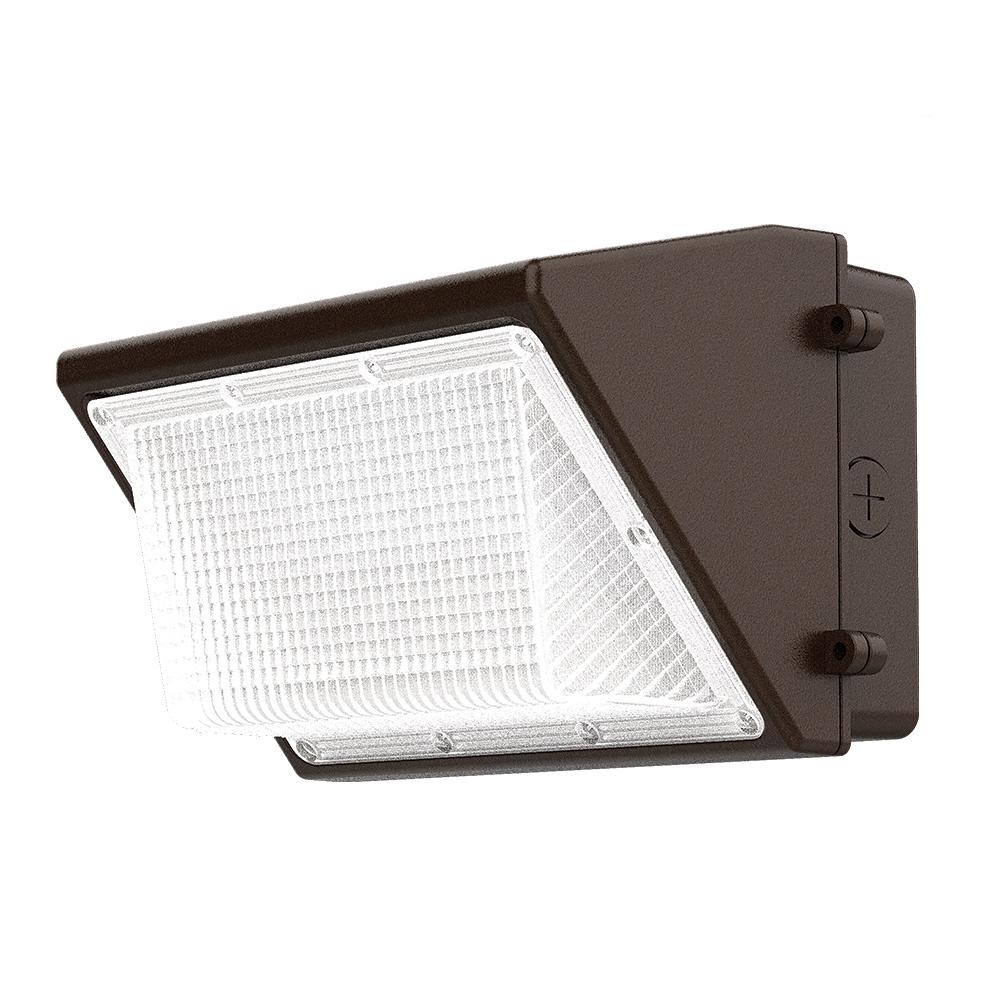 Commercial Electric 28Watt LED Wall Pack, 3300 Lumens, Outdoor Security LightingPWRW284KBZ
