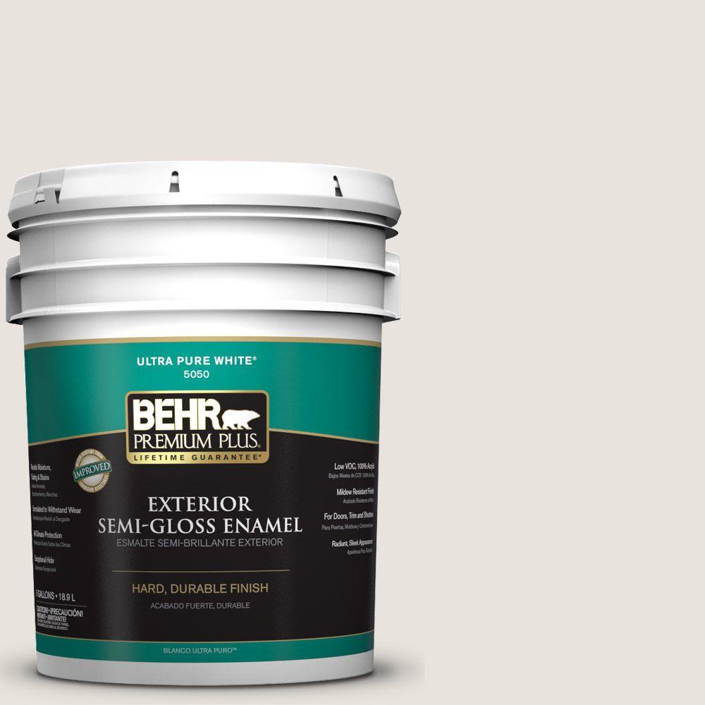 BEHR Premium Plus 5gal. ORW13 Shoelace SemiGloss Enamel Exterior
