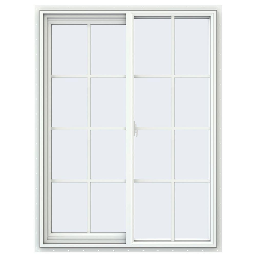 TAFCO WINDOWS 30.75 in. x 36.375 in. Egress LeftHand Sliding Vinyl