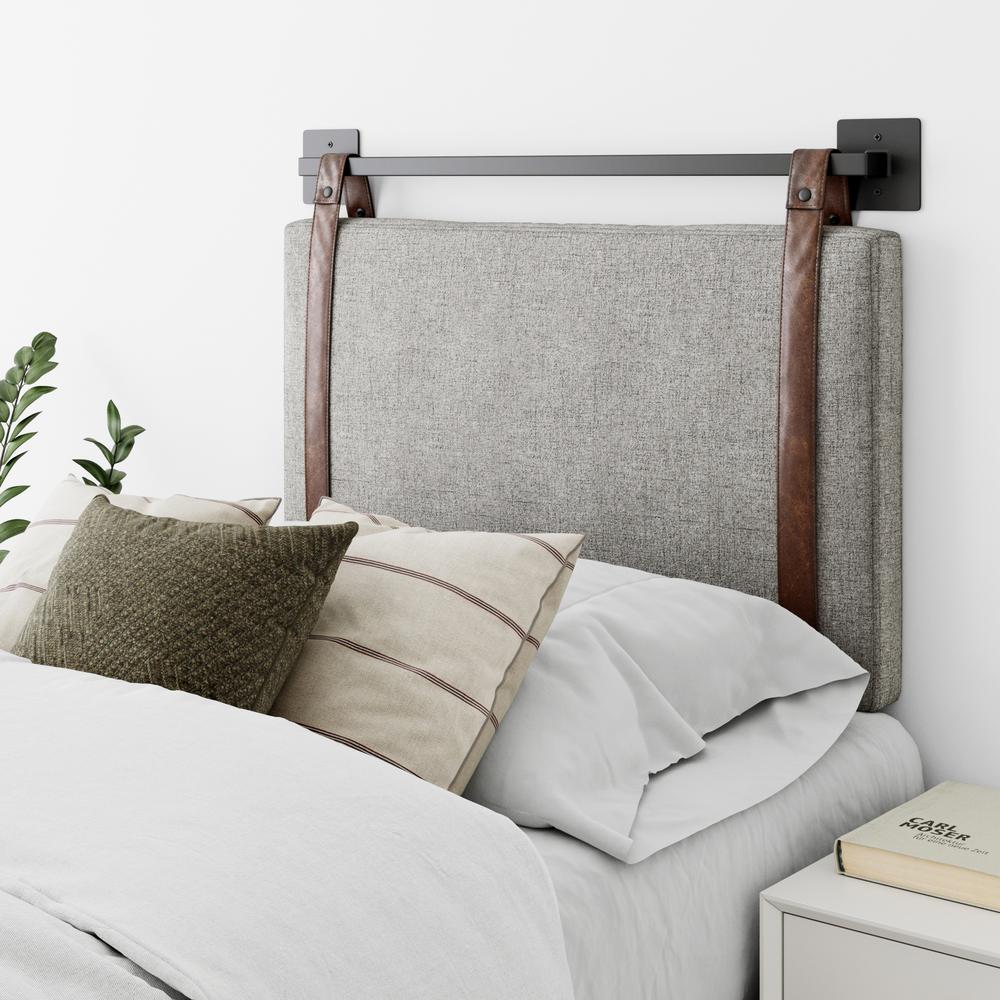 Nathan James Harlow 36 in. Twin Wall Mount Gray with ...