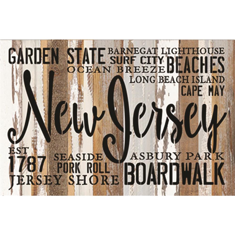 Sweet Bird Co New Jersey Est 1787 Reclaimed Wood Decorative Reclaimed Wood Decorative