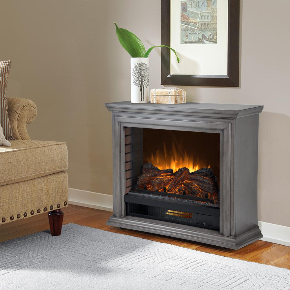 Pleasant Hearth Sheridan 32 In Freestanding Mobile Infrared