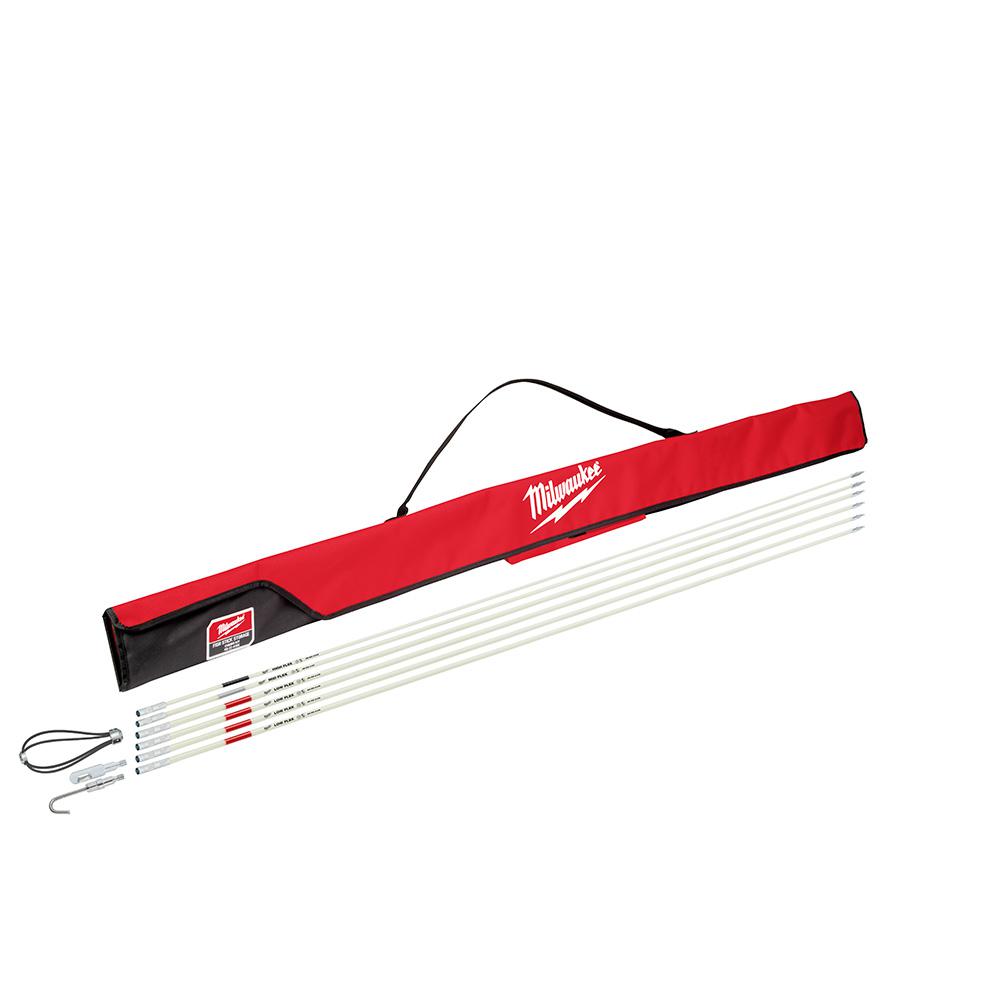 Milwaukee 30 ft. Fiberglass Fish Stick Low/Mid/High Flex
