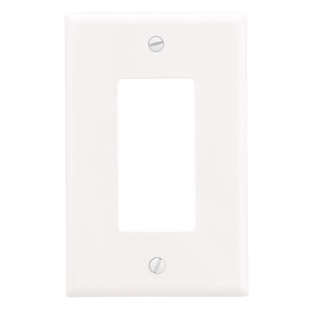 Leviton Decora 1 Gang Midway Nylon Wall Plate White R62 0pj26 00w The Home Depot - Decorative Wall Switch Plates Home Depot Leviton Decora 1 Gang Midway Nylon Wall Plate White R62 0pj26 00w The Home Depot - Decorative Wall Switch Plates Home Depot