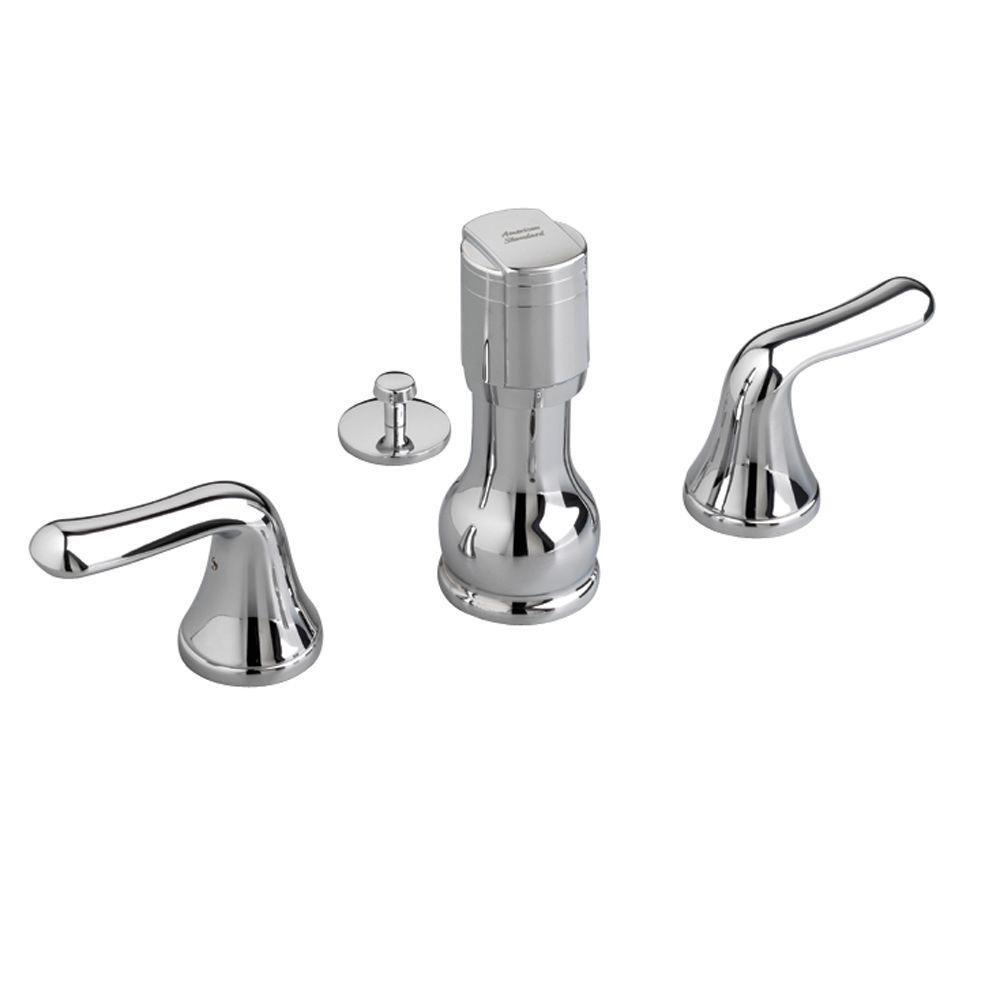 American Standard Colony 2 Handle Bidet Faucet In Polished Chrome