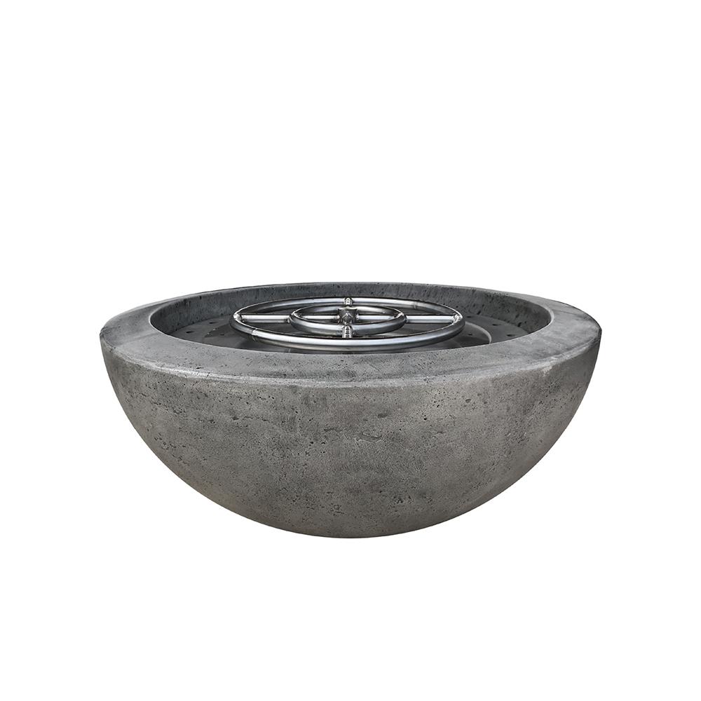 natural gas fire table homemade round concrete natural gas fire pit in pewter with 54 lbs bag of 075 in black lava rocks pits outdoor heating the home depot natural gas fire table homemade round concrete natural gas fire pit in pewter with 54 lbs bag of 075 in black lava rocks pits outdoor heating the home depot