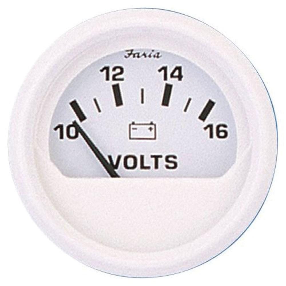 Faria Voltmeter in White13120 The Home Depot