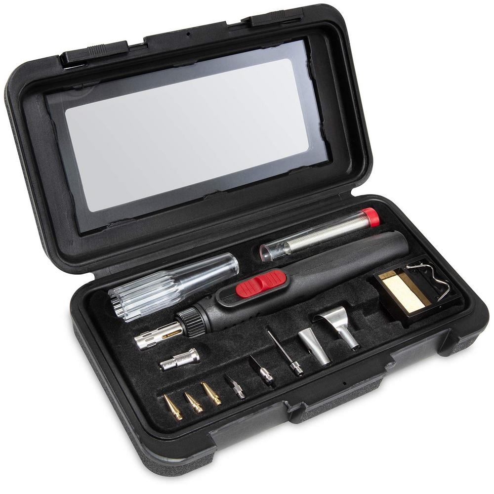 Ivation 11 ml Self Powered Cordless Butane Soldering Iron KitIVABSI00L The Home Depot