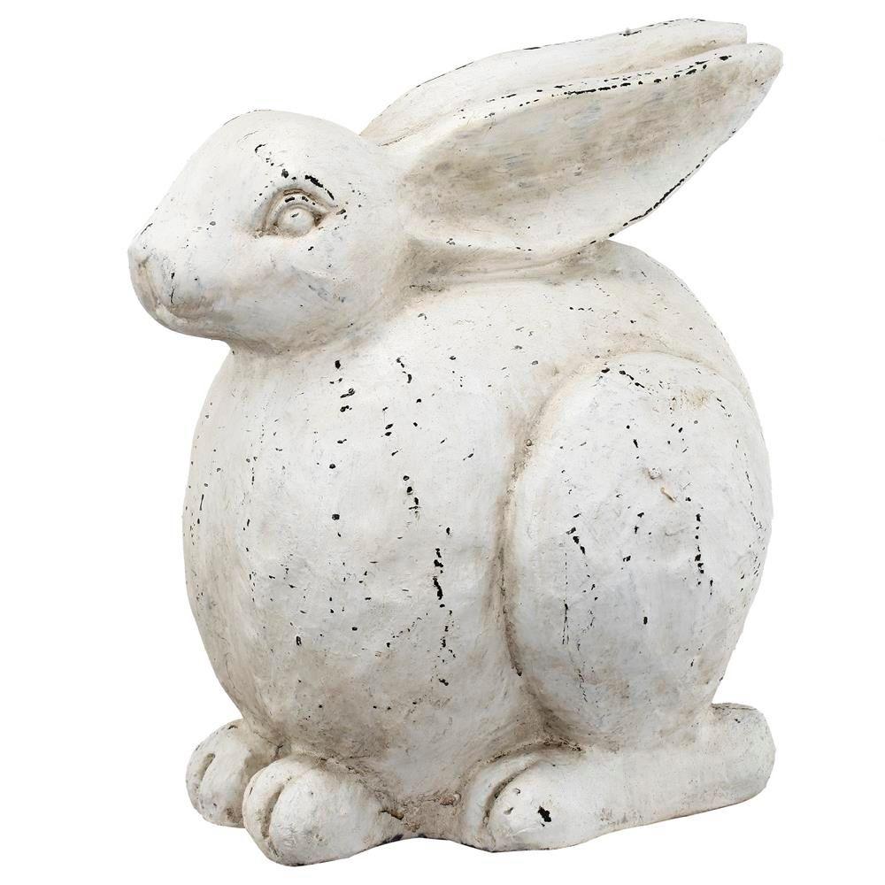 A B Home 11 In Rabbit Figurine Fd75690 The Depot Rabbit Figurine