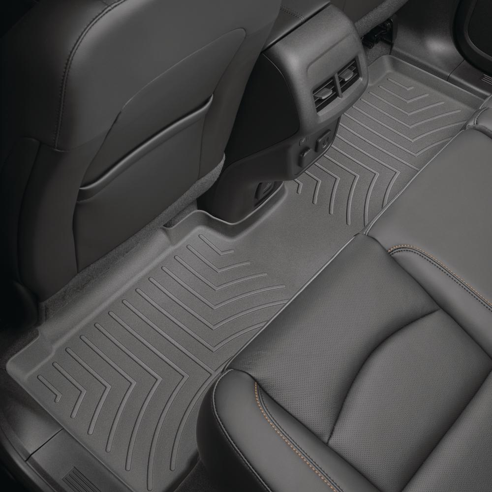 WeatherTech Black/Rear FloorLiner/Toyota/Tundra/2014 +/Double cab; with rear under-seat storage 2014 Tundra Double Cab Under Seat Storage