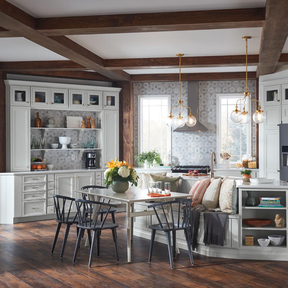 Thomasville Artisan Custom Kitchen Cabinets Shown In Farmhouse