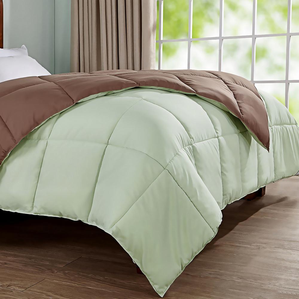 Peace Nest All Season Year Round Warmth Green Brown Full Queen