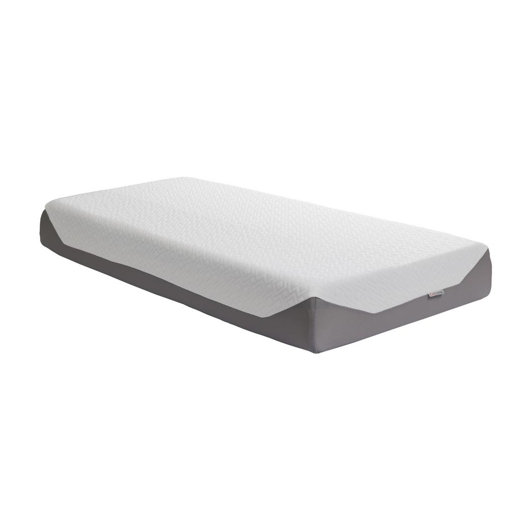 Handles Multi Colored Mattresses Bedroom Furniture The Home Sleep Collection 10 In Single Twin Medium Firm Memory Foam Mattress