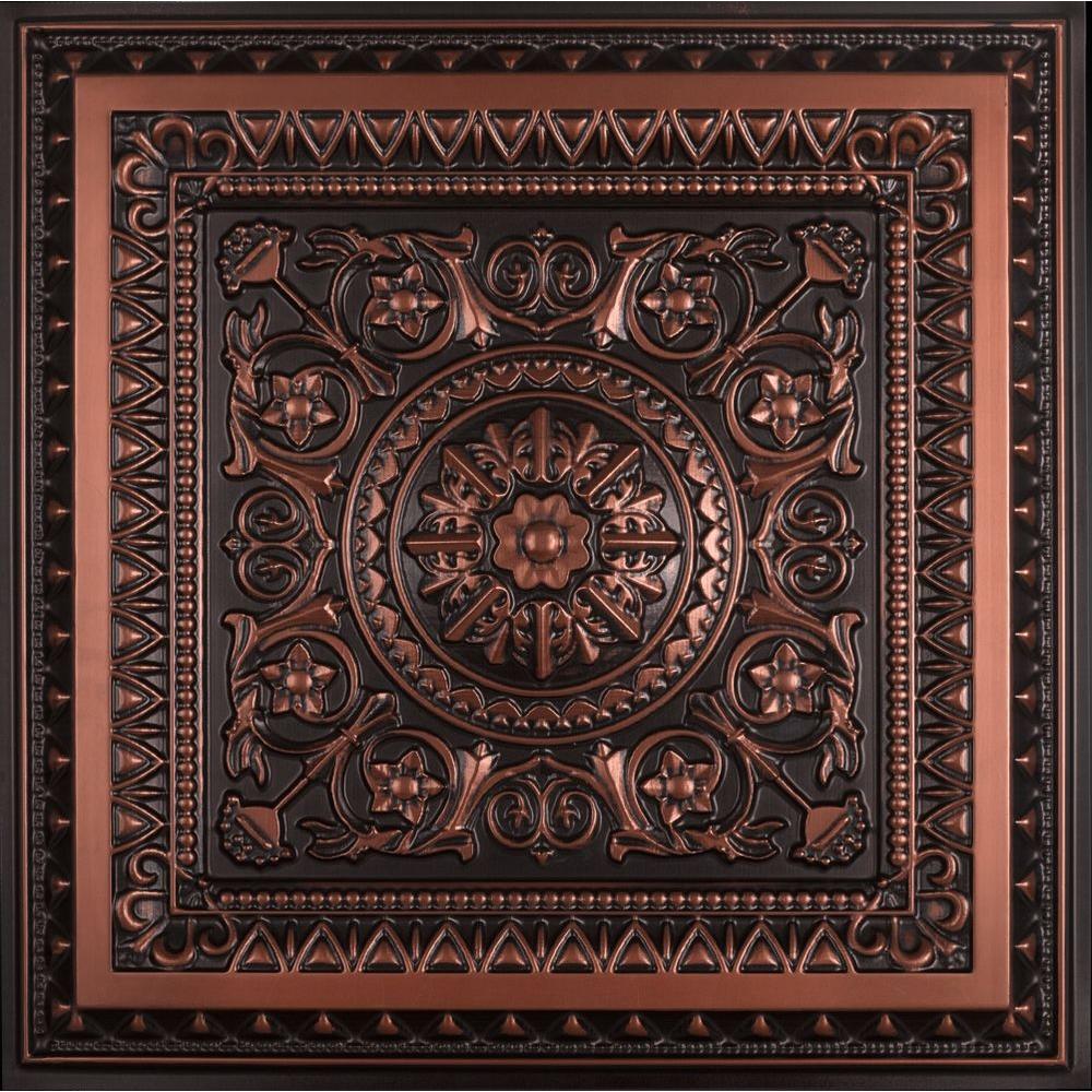 Copper Drop Ceiling PVC - Ceiling Tiles - Ceilings - The Home Depot