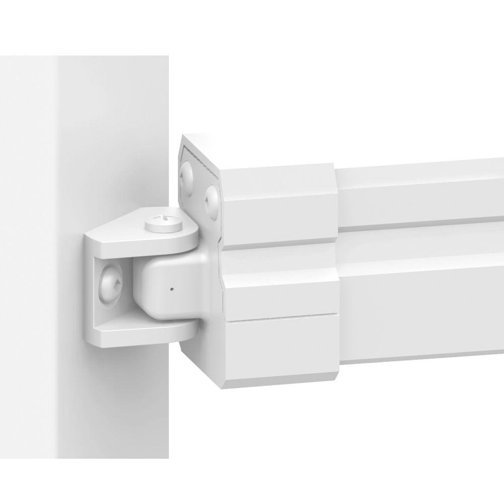 Veranda White Extra LeftRight and Stair Aluminum Railing Bracket Kit