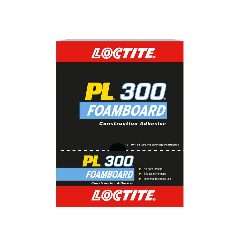 Loctite Pl 300 10 Fl Oz Foamboard Adhesive The Home Depot