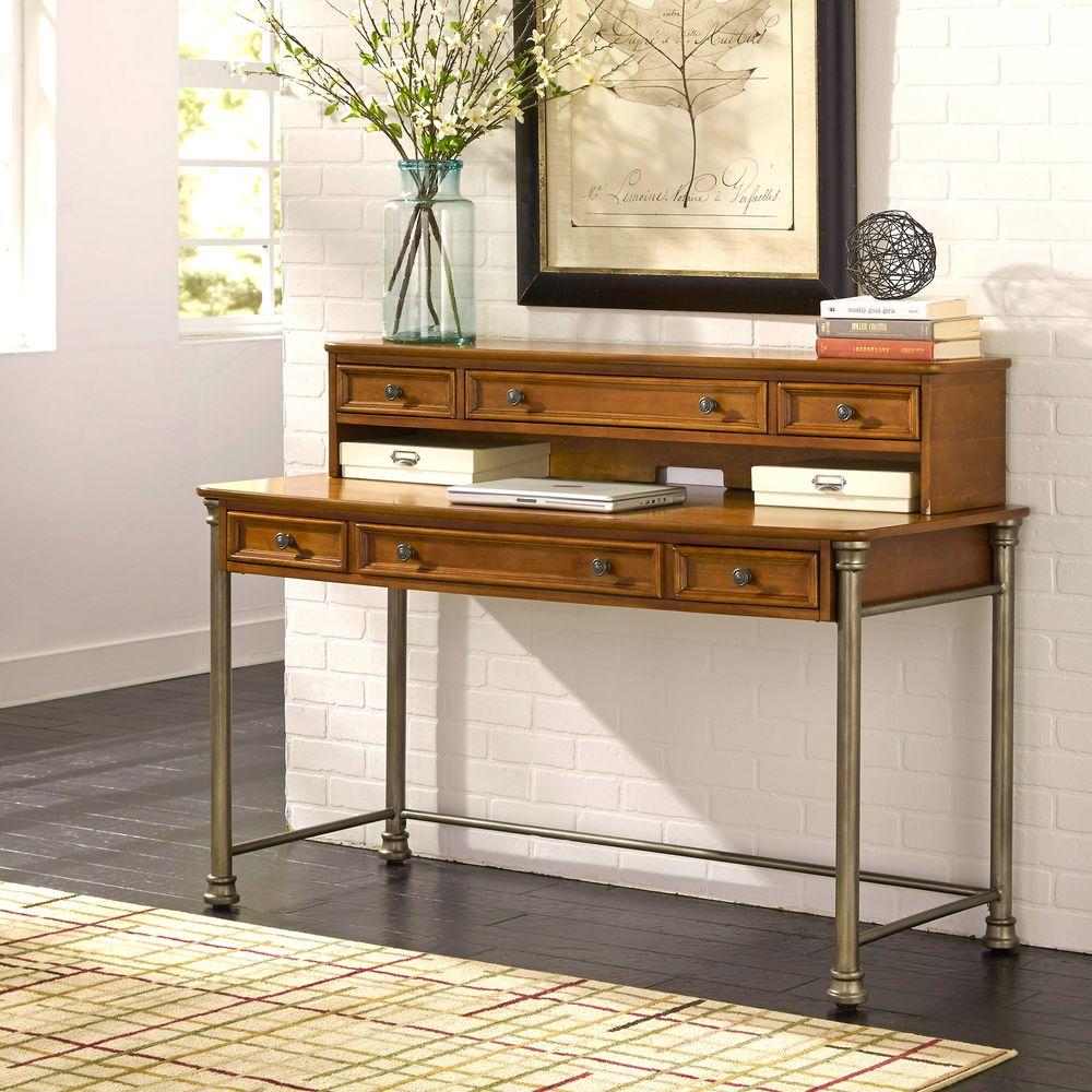 Home Styles The Orleans Vintage Caramel Desk 5061 152 Depot Home Styles The Orleans Vintage Caramel Desk