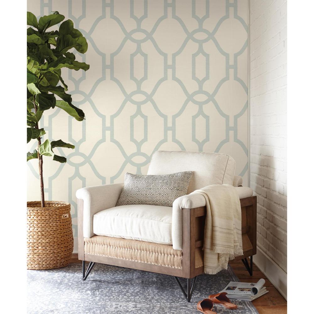 Magnolia Home By Joanna Gaines Woven Trellis Paper Strippable Wallpaper Covers 56 Sq Ft Me1553 The Home Depot