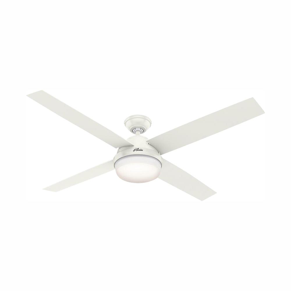 Hunter Cavalry 60 In Led Indoor Noble Bronze Ceiling Fan With