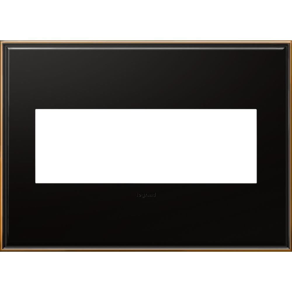 Legrand adorne 3Gang 3 Module Wall Plate Oil Rubbed Bronze with
