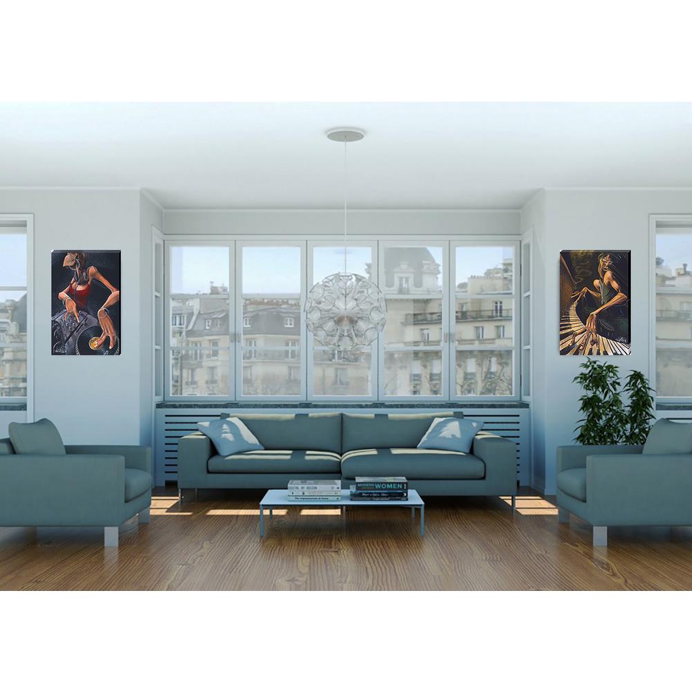 27 In X 18 Lounge Smoke Printed Canvas Wall Art Nc1152 The Lounge Smoke Printed Canvas Wall Art Nc1152 The Home Depot