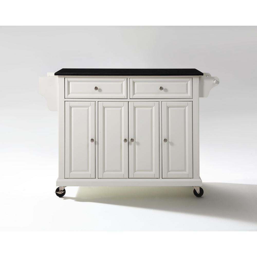 Crosley Cherry Kitchen Cart With Black Granite Top KF30024ECH The
