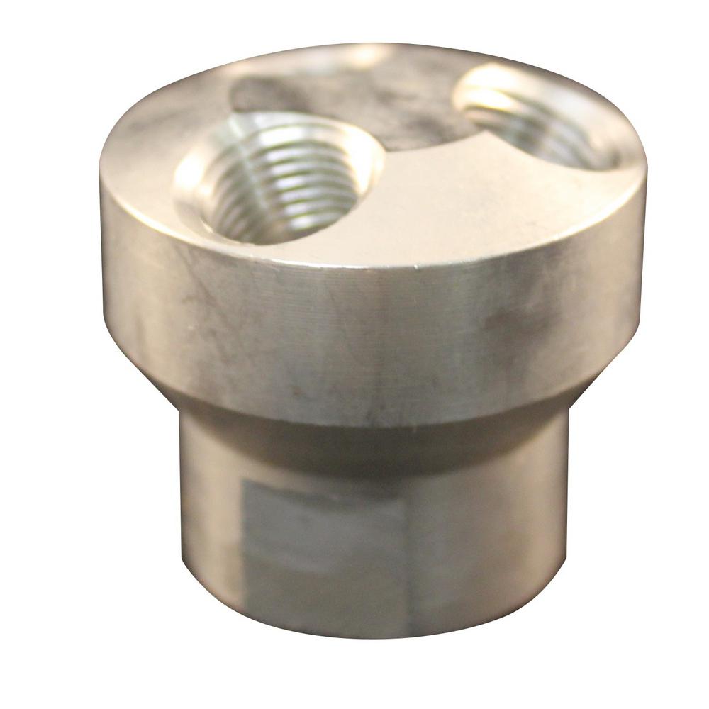 Milton Industries, Inc. 3in1 1/4 in. FNPT Aluminum Hose ManifoldS6854 The Home Depot