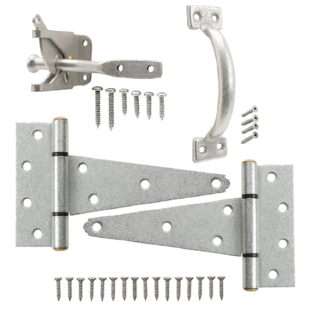 Everbilt Black Decorative Gate Hinge and Latch Set15472 The Home Depot