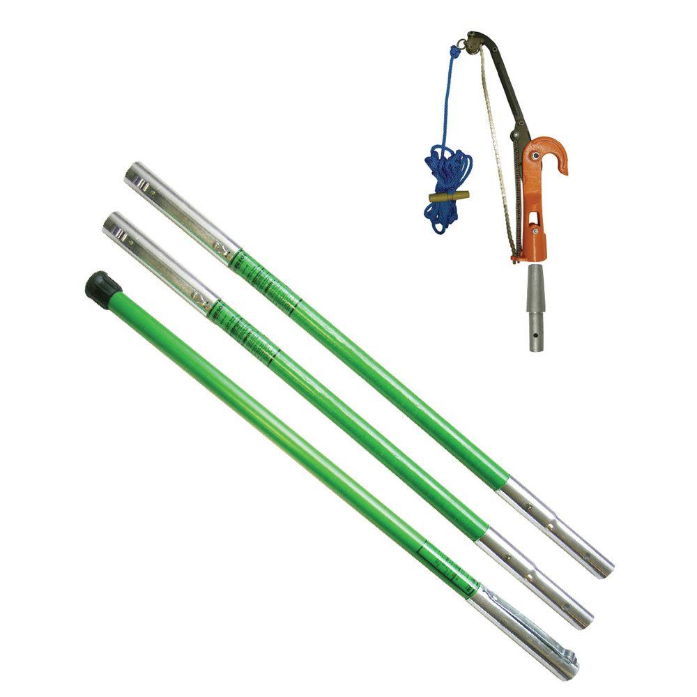 Jameson Landscaper pH-12 Tree Pruner Package with Three 6 ft. Poles by Jameson