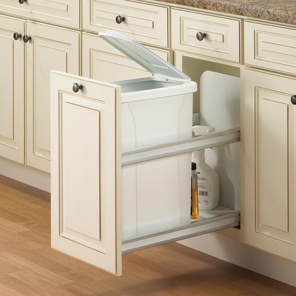 Knape & Vogt 11 in. x 22 in. x 18.75 in. 27 Qt. Double Soft