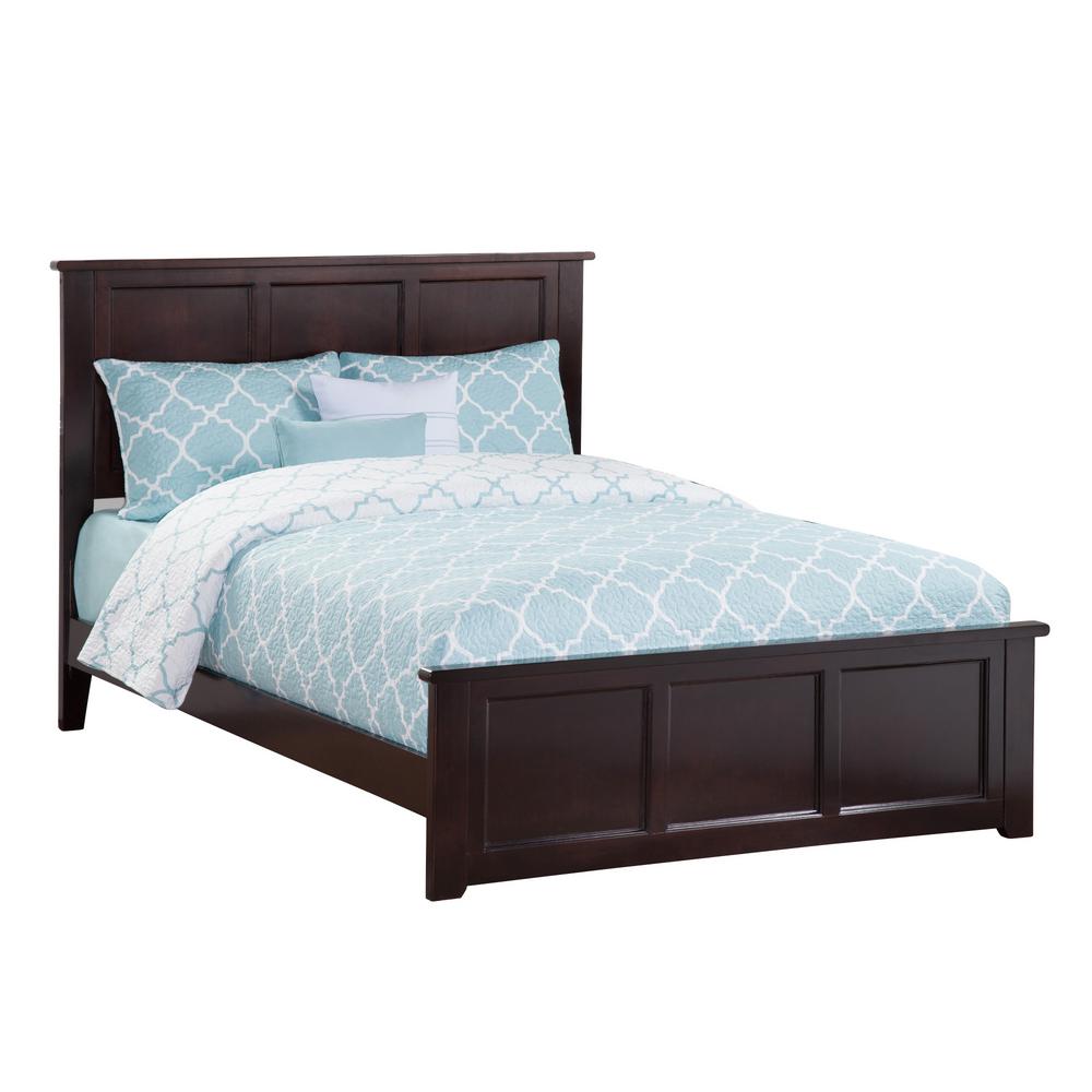 Brown Wood Standard Beds Headboards Bedroom Furniture Madison Full Traditional Bed With Matching Foot Board In Espresso