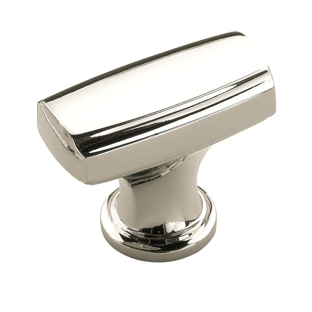 Amerock Highland Ridge 13/8 in. Polished Nickel Rectangle Knob