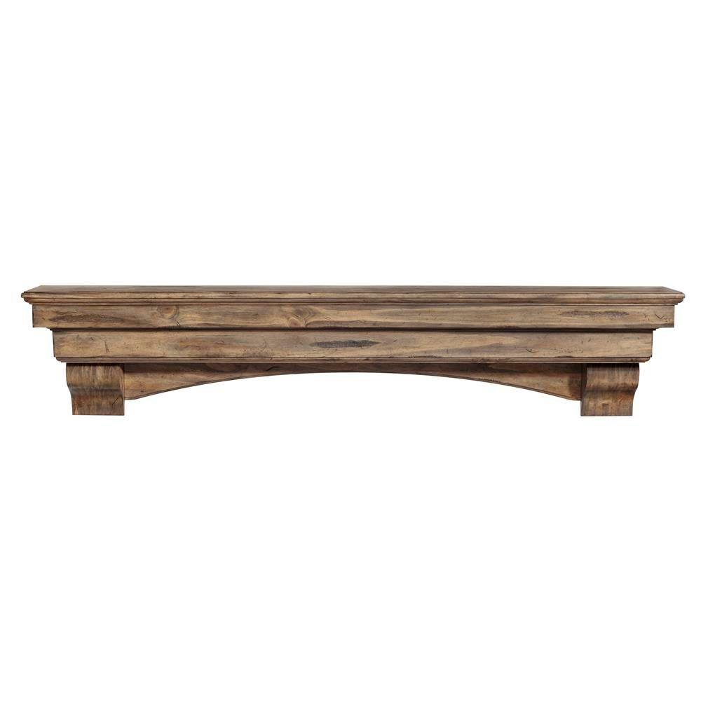 Pearl Mantels Celeste 4 Ft Espresso Cap Shelf Mantel 497 48 20