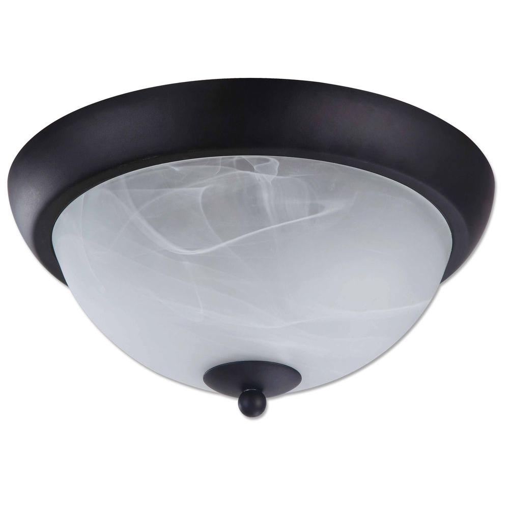 UPC 628366000085 product image for BELDI Ceiling Mounted Lighting Lily Collection 2-Light Black Flush Mount 21801-C | upcitemdb.com