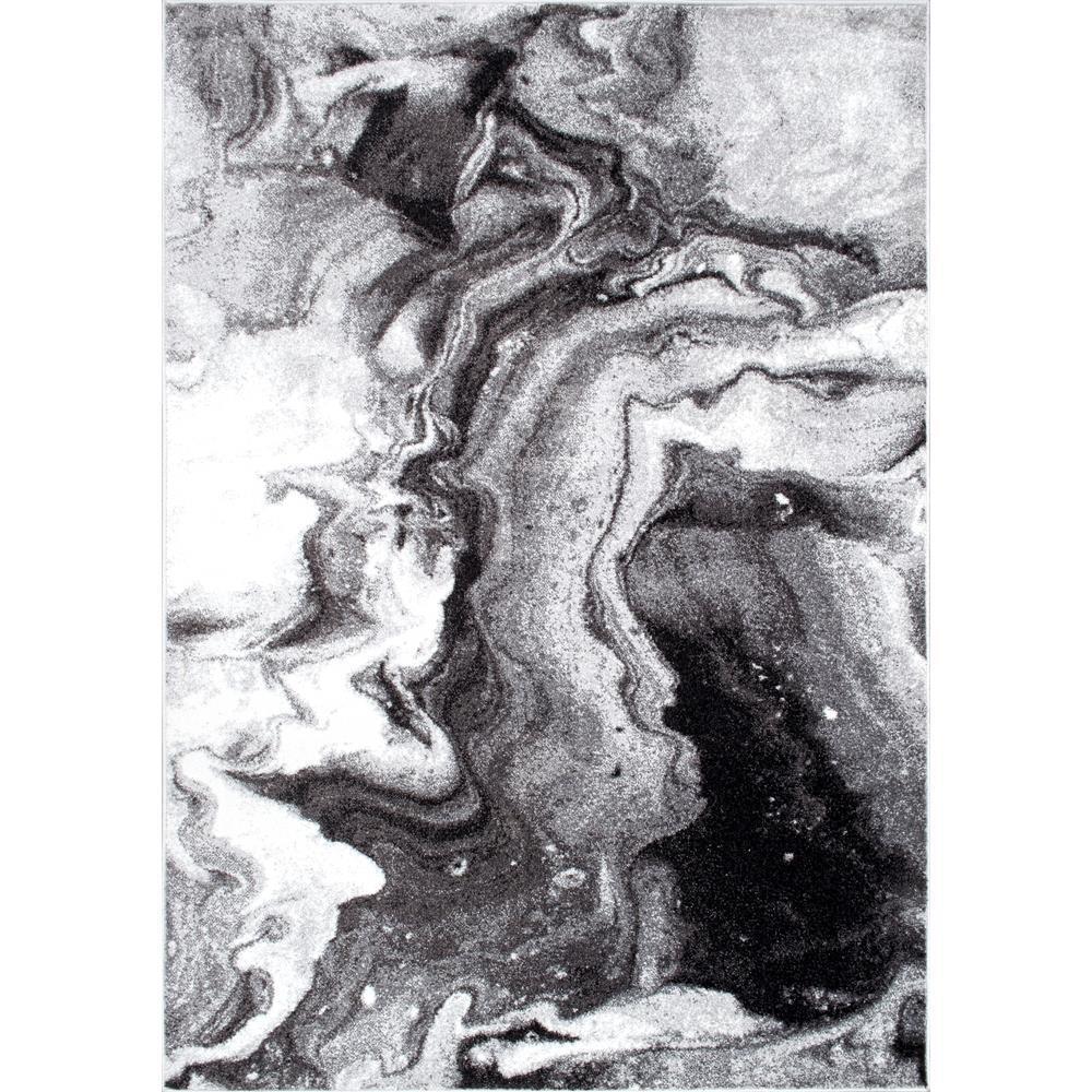 Nuloom Remona Abstract Grey 9 Ft X 12 Area Rug