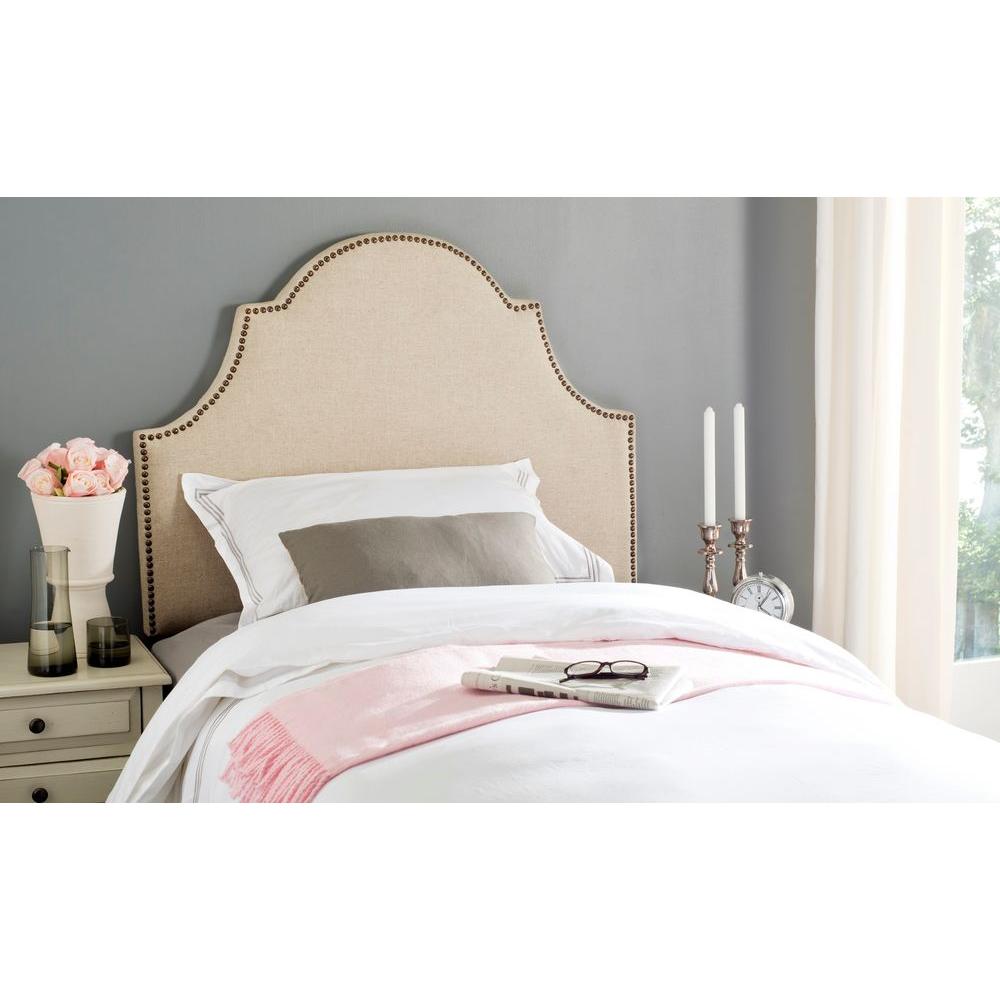Safavieh Hallmar Hemp Twin Headboard Mcr4026b The Home Depot Hallmar Hemp Twin Headboard