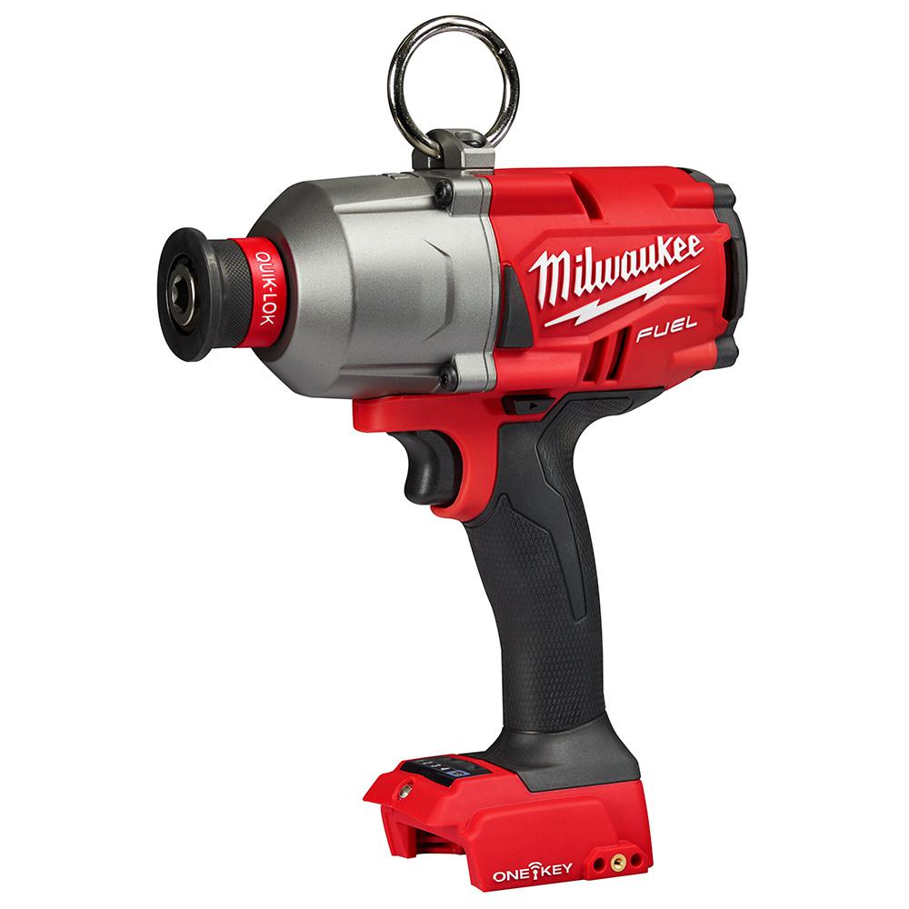 Milwaukee M18 Fuel One Key 18 Volt Lithium Ion Brushless Cordless 7 16 In Hex High Torque Impact Wrench Tool Only 2865 20 The Home Depot