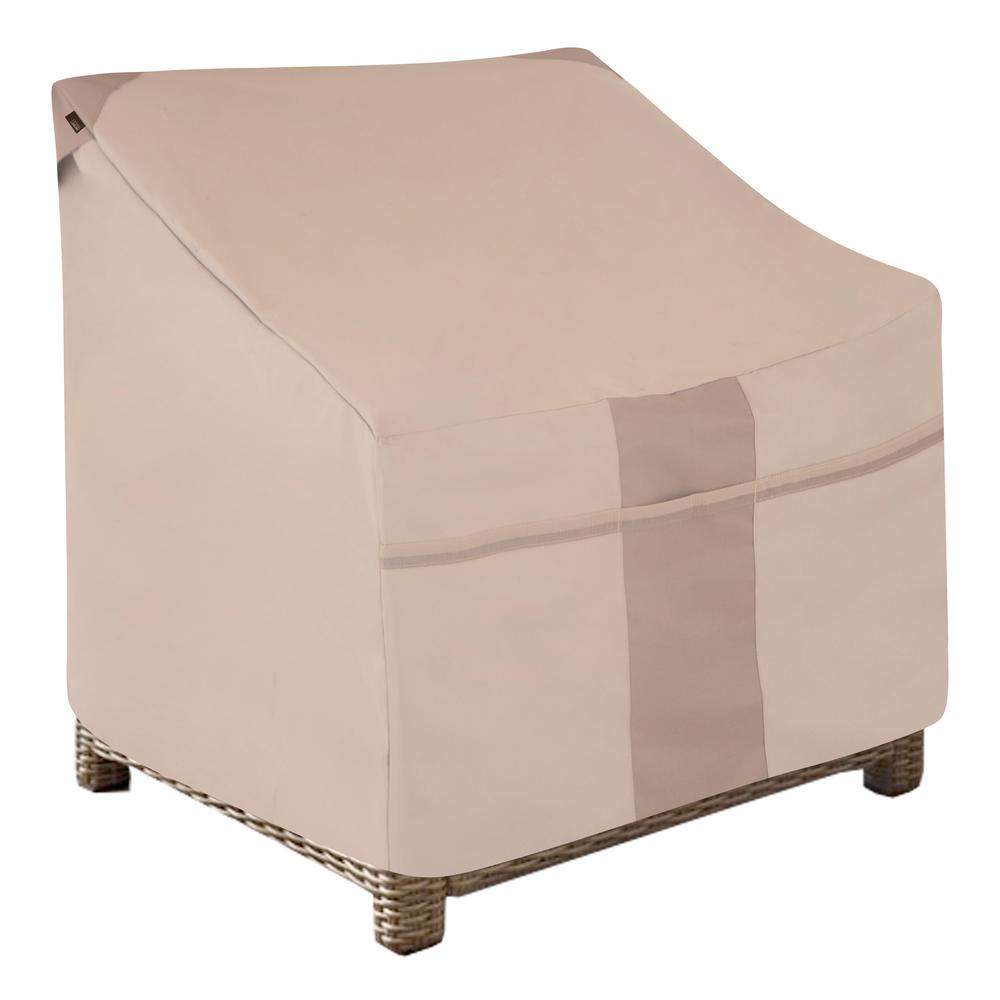 Modern Leisure Monterey Water Resistant Outdoor Deep Seat Patio Chair Cover 38 In W X 40 In D X 31 In H Beige 2903 The Home Depot