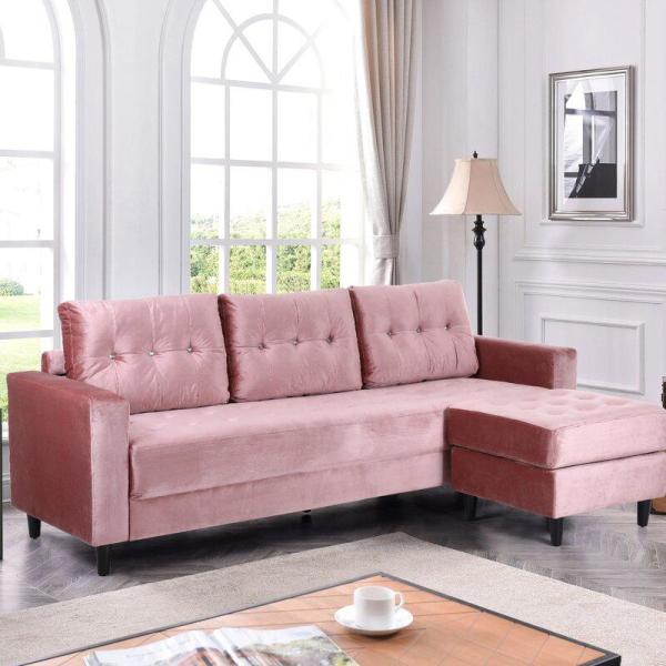 L Shaped Sofa Beds Living Room Furniture The Home Depot