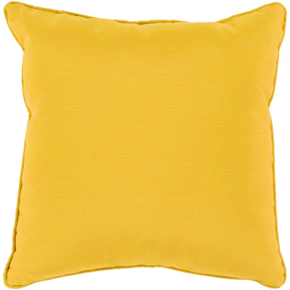 Artistic Weavers Laredo Yellow Solid Polyester 16 In X 16 In