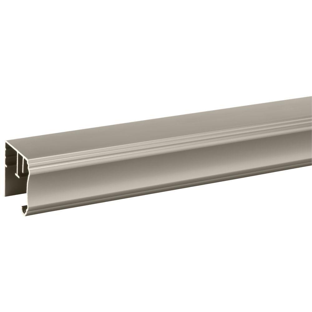 Delta 36 in. SemiFrameless Pivot Shower Door Track Assembly Kit in NickelSDLP036NIKR The