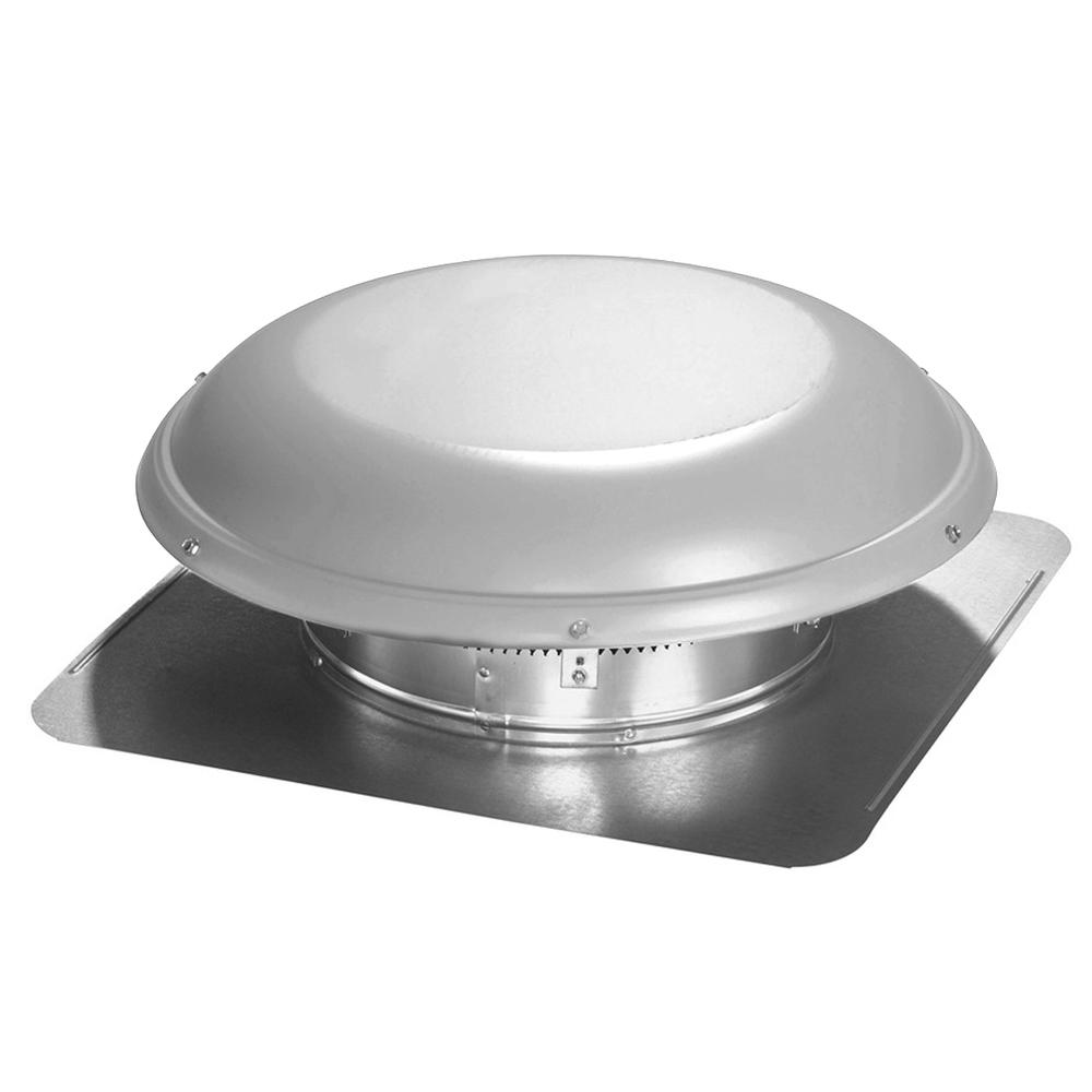 Air Vent 144 sq. in. NFA Galvanized RoundTop Roof Louver Static Vent