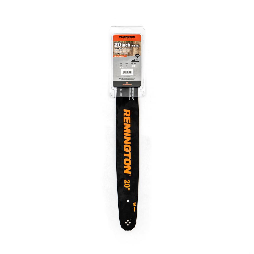 Remington 20 in. Chainsaw Guide Bar490700R080 The Home Depot
