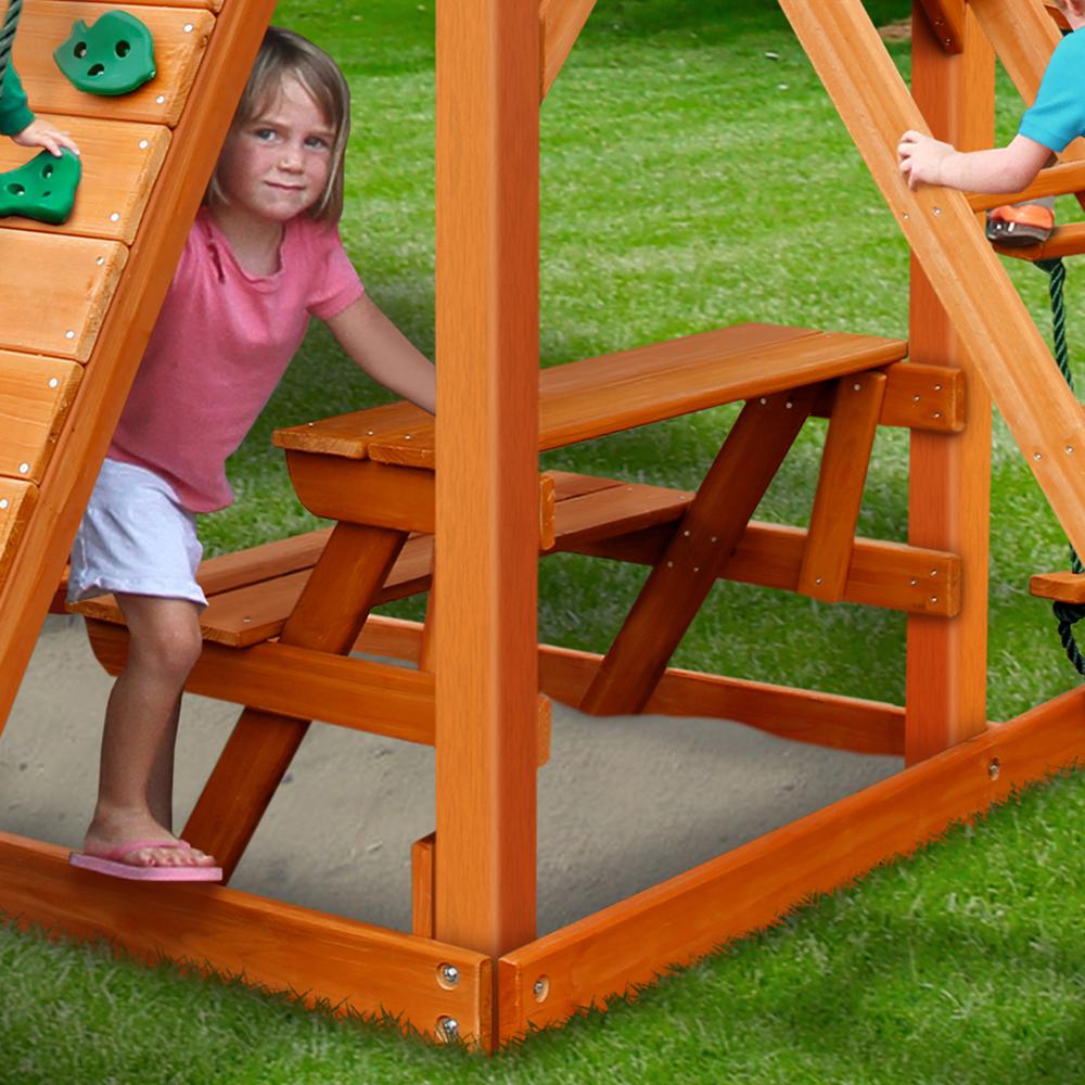 playset rock wall